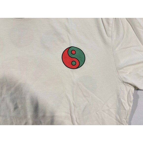 Marine Layer Signature Crew Graphic Print Tee in Natural T-shirt Boho Mens Sz S - Picture 4 of 12